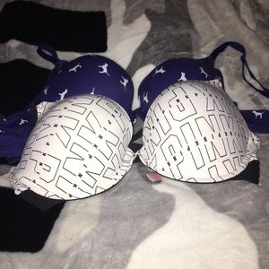 Two VS Pink bras